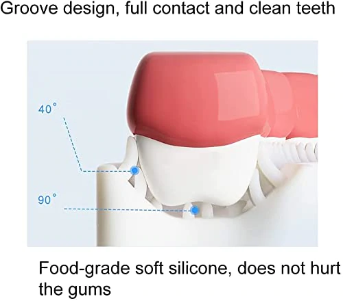 360° U-Shaped Baby Toothbrush – Soft Silicone Teeth Cleaning Brush for Kids & Toddlers