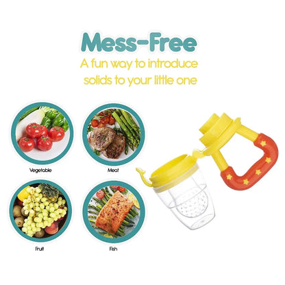 Baby Fruit Feeder Pacifier – Safe Silicone Fresh Fruit & Teething Feeder for Babies (4+ Months)