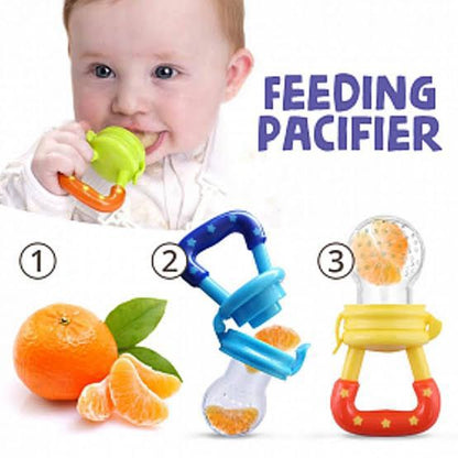 Baby Fruit Feeder Pacifier – Safe Silicone Fresh Fruit & Teething Feeder for Babies (4+ Months)
