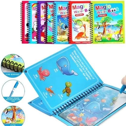🎨 Magic Water Coloring Book – Mess-Free Fun for Kids!