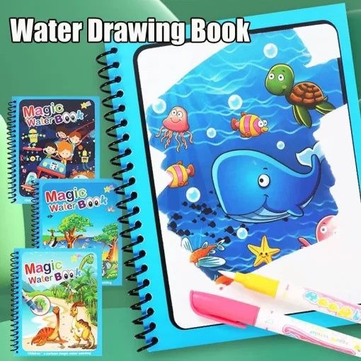 🎨 Magic Water Coloring Book – Mess-Free Fun for Kids!