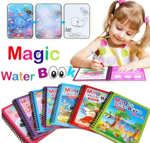 🎨 Magic Water Coloring Book – Mess-Free Fun for Kids!