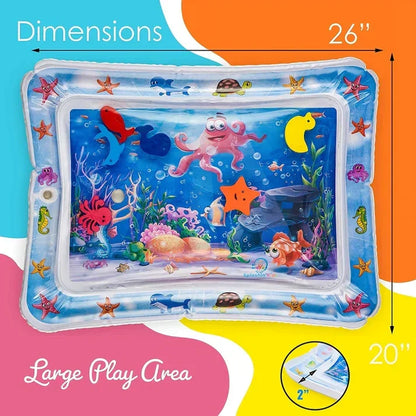 Inflatable Water Tummy Time Mat for Babies – Sensory Play
